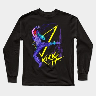 Cyberpunk Girl Long Sleeve T-Shirt